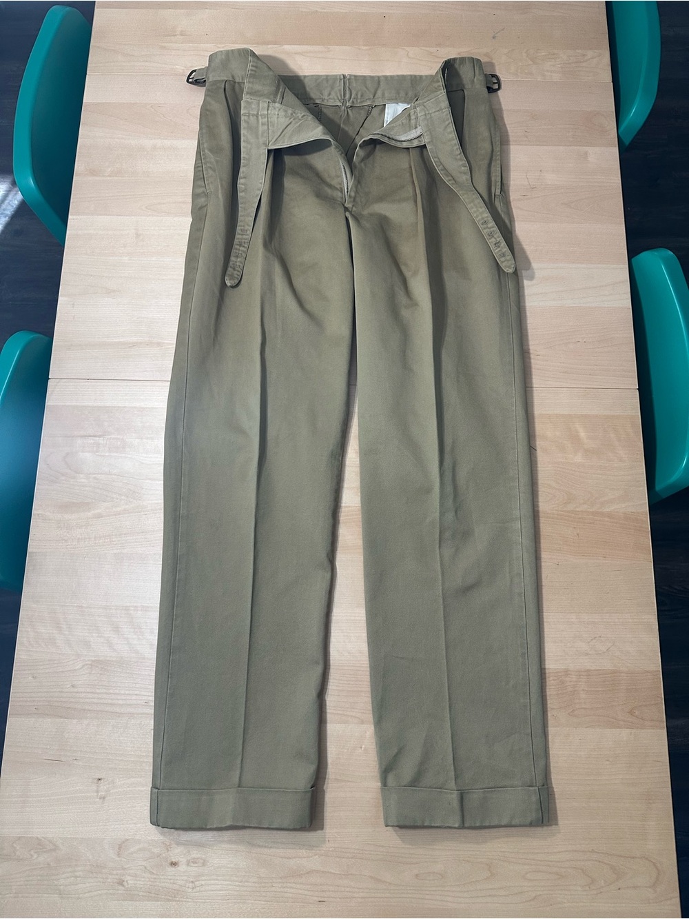 Bills Khakis Gurkha style Men's Straight-Leg Chino Pants 36